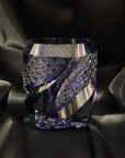 Edo Kiriko Crystal Whisky Glass by Junichi Nabetani - Meteor Rock 流星ロック (Four Colours)