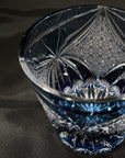 Old Fashioned Whisky Glass by Tatsuya Nemoto - Blue Butterfly