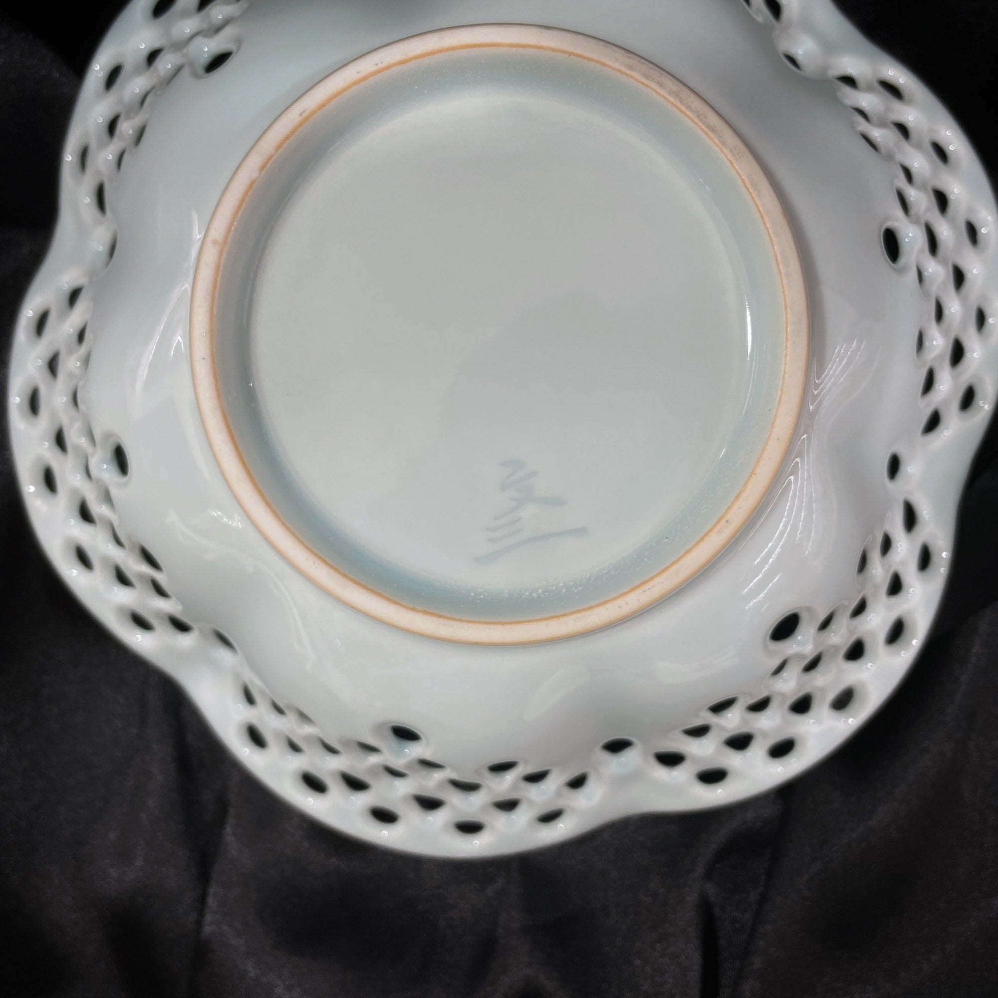 Arita-ware Blue-White Dessert Bowl