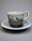 Shigaraki-ware Iwashimizu Coffee Cup & Dish