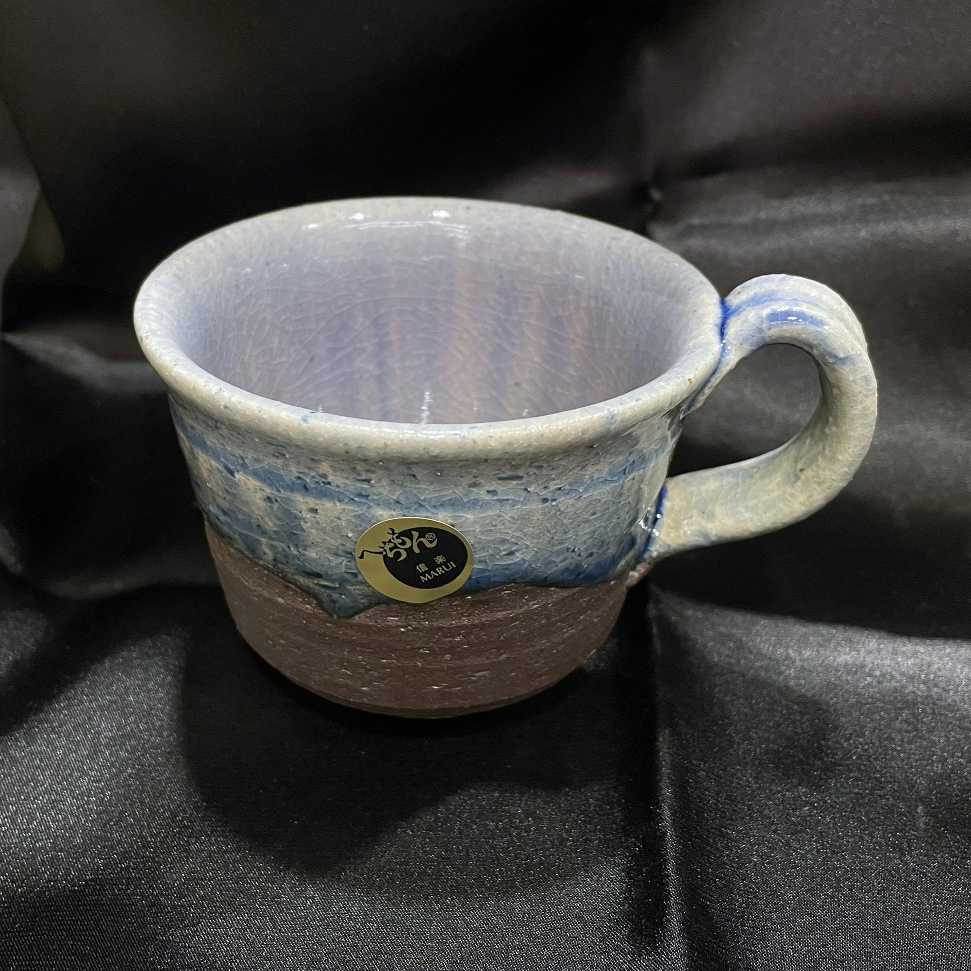 Shigaraki-ware Iwashimizu Coffee Cup & Dish