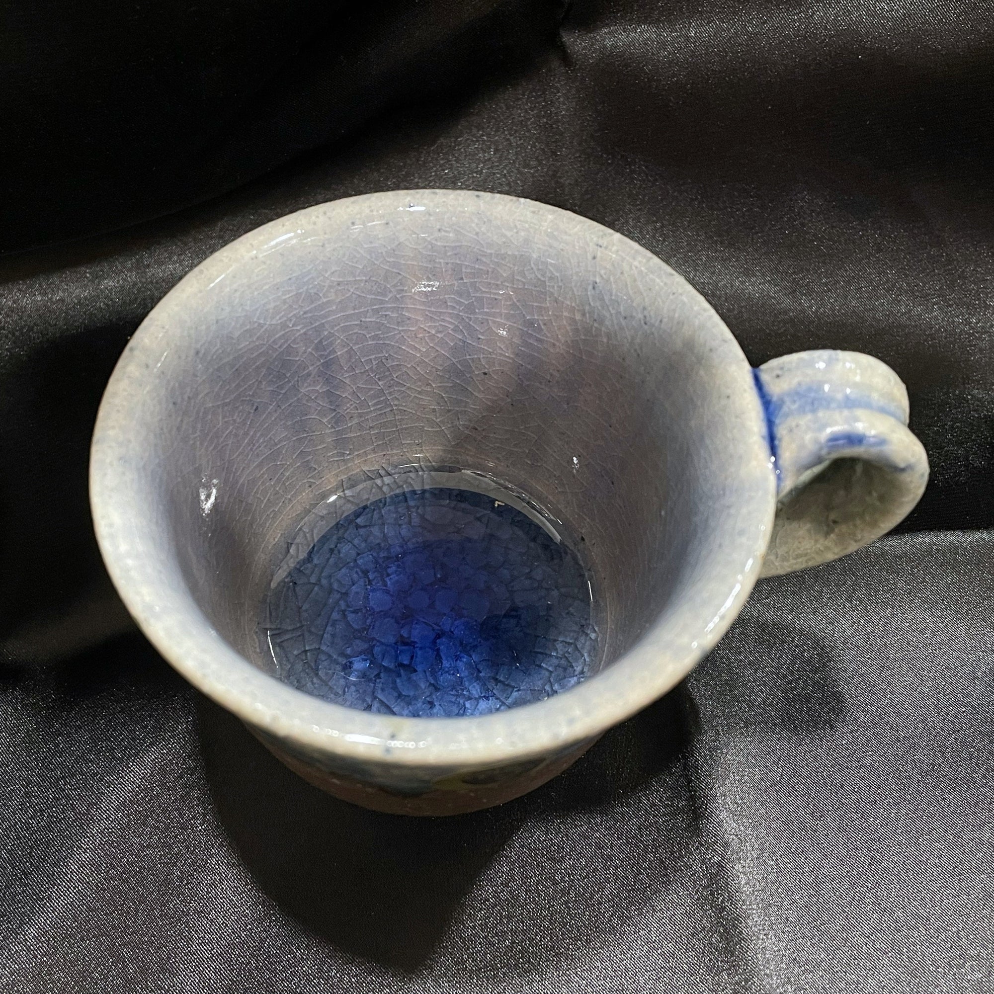 Shigaraki-ware Iwashimizu Coffee Cup & Dish