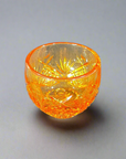 Haku Edo Kiriko Sake Cup - Sasanoha