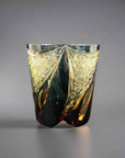 Old Fashioned Whisky Glass by Kosho Nemoto - Harp (Amber Blue)