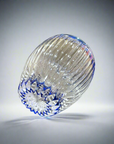 Toa Glass Edo Kiriko Whisky Glass by Satoshi Nabetani - Bud 蕾 (Blue)