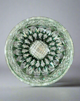 Toa Glass Edo Kiriko Whisky Glass by Satoshi Nabetani - Sunflower 向日葵 (Green)