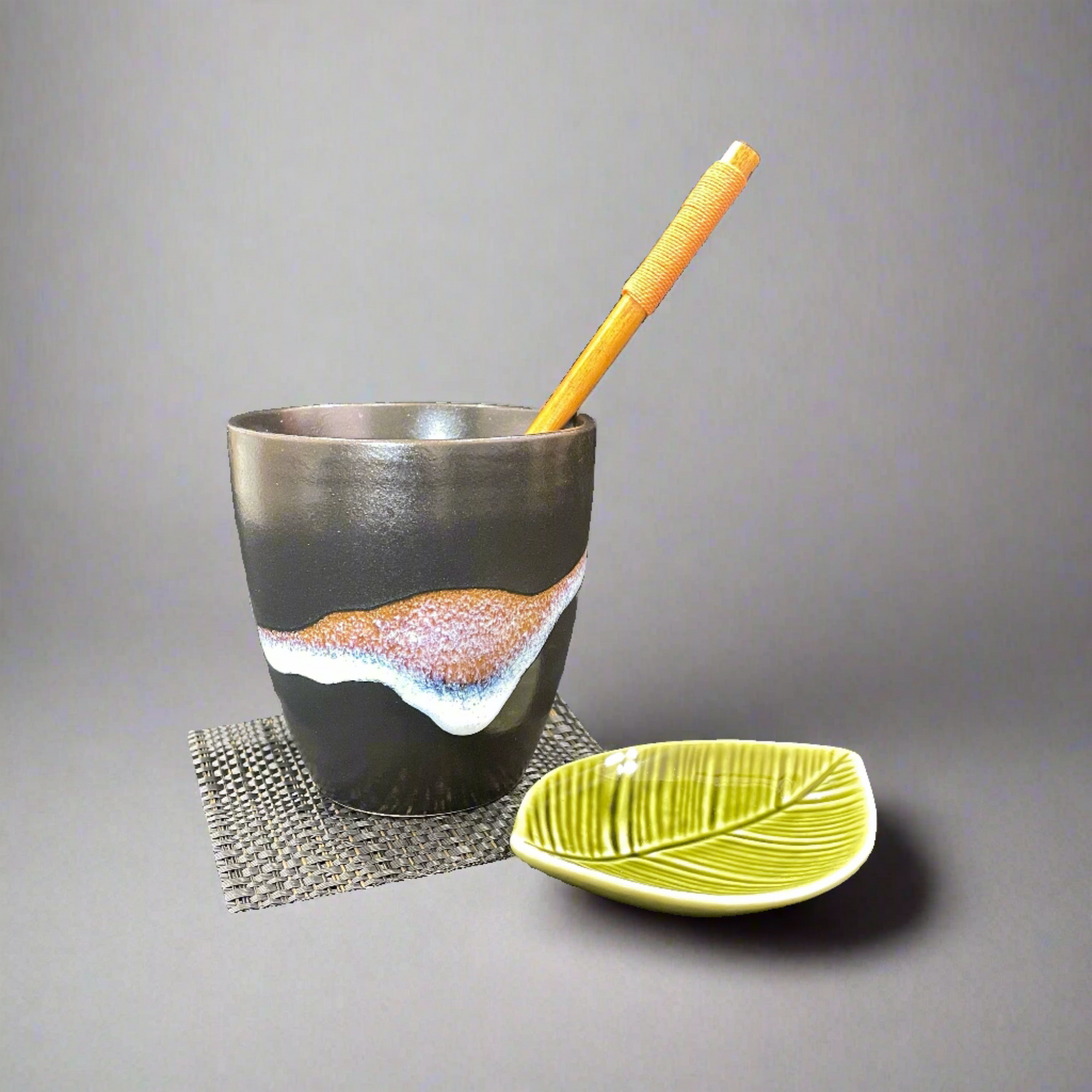 Mino-ware Tea Cup Set - Two Colors