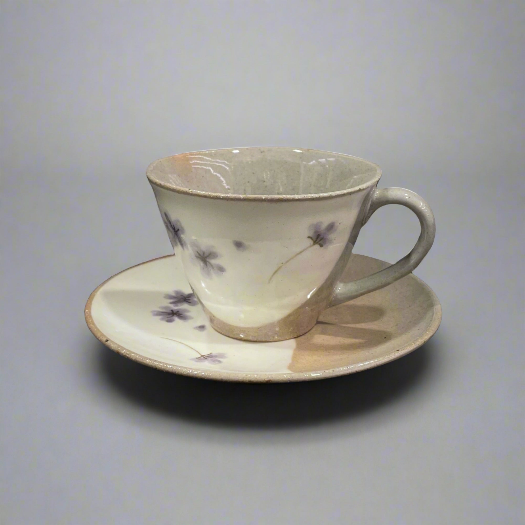 Ichiyama Flower Coffee Cup and Saucer