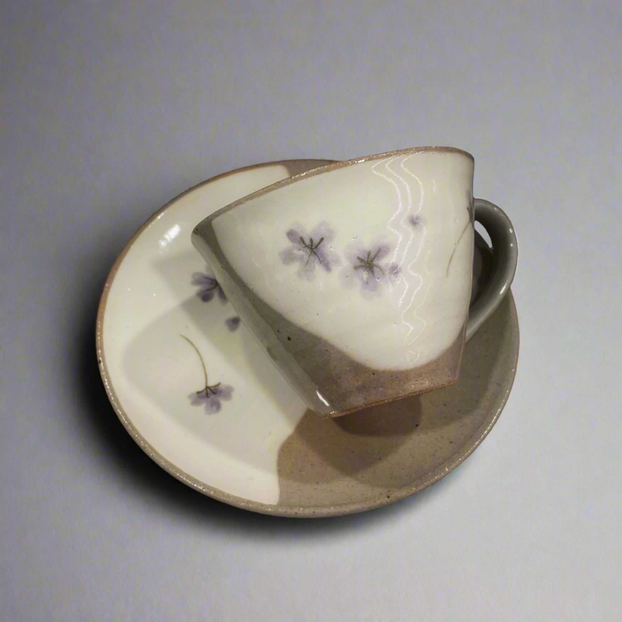 Ichiyama Flower Coffee Cup and Saucer