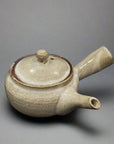 Shigaraki Kiln Transfer Shallow Teapot