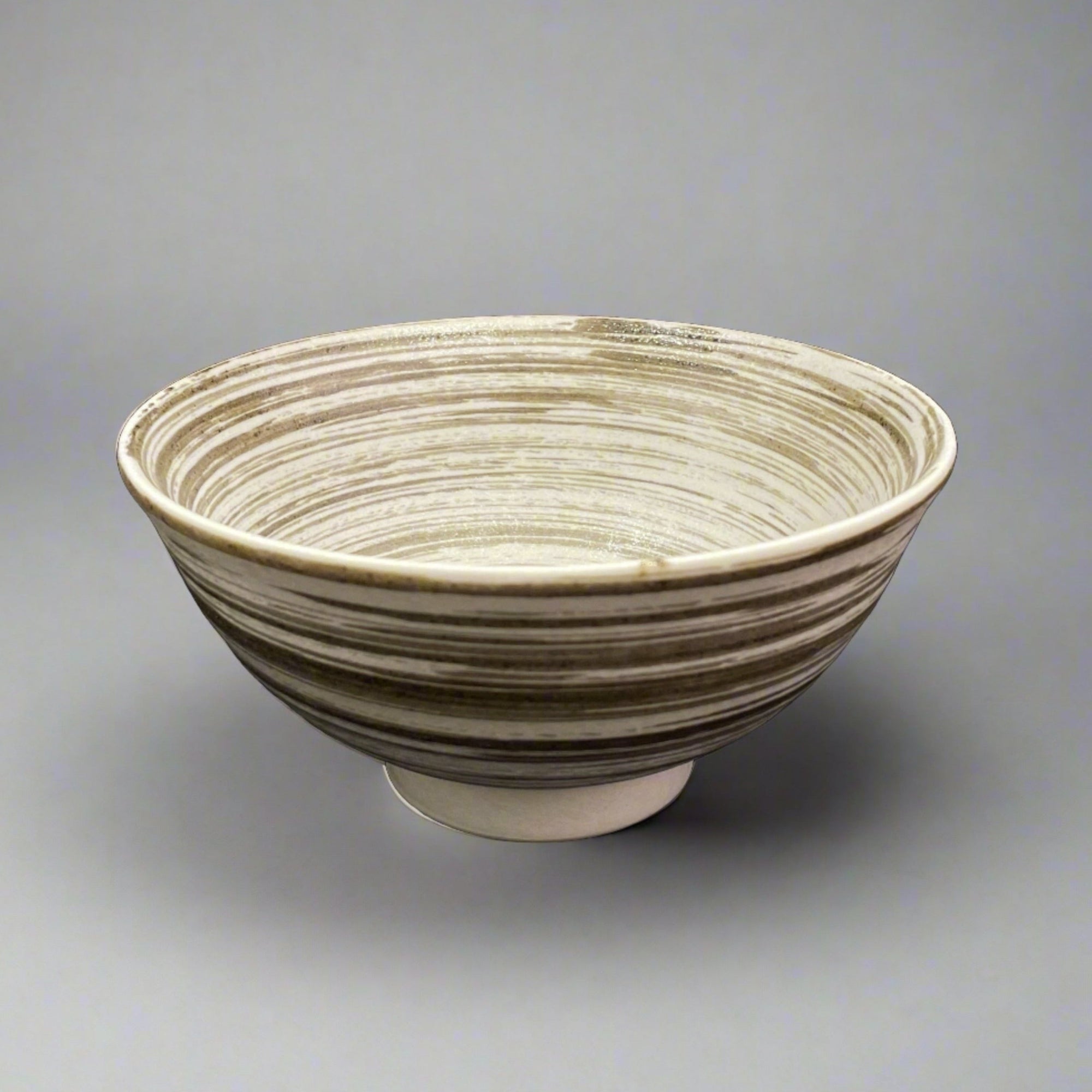 Kakunaka Rust Swirl Pattern Medium Bowl