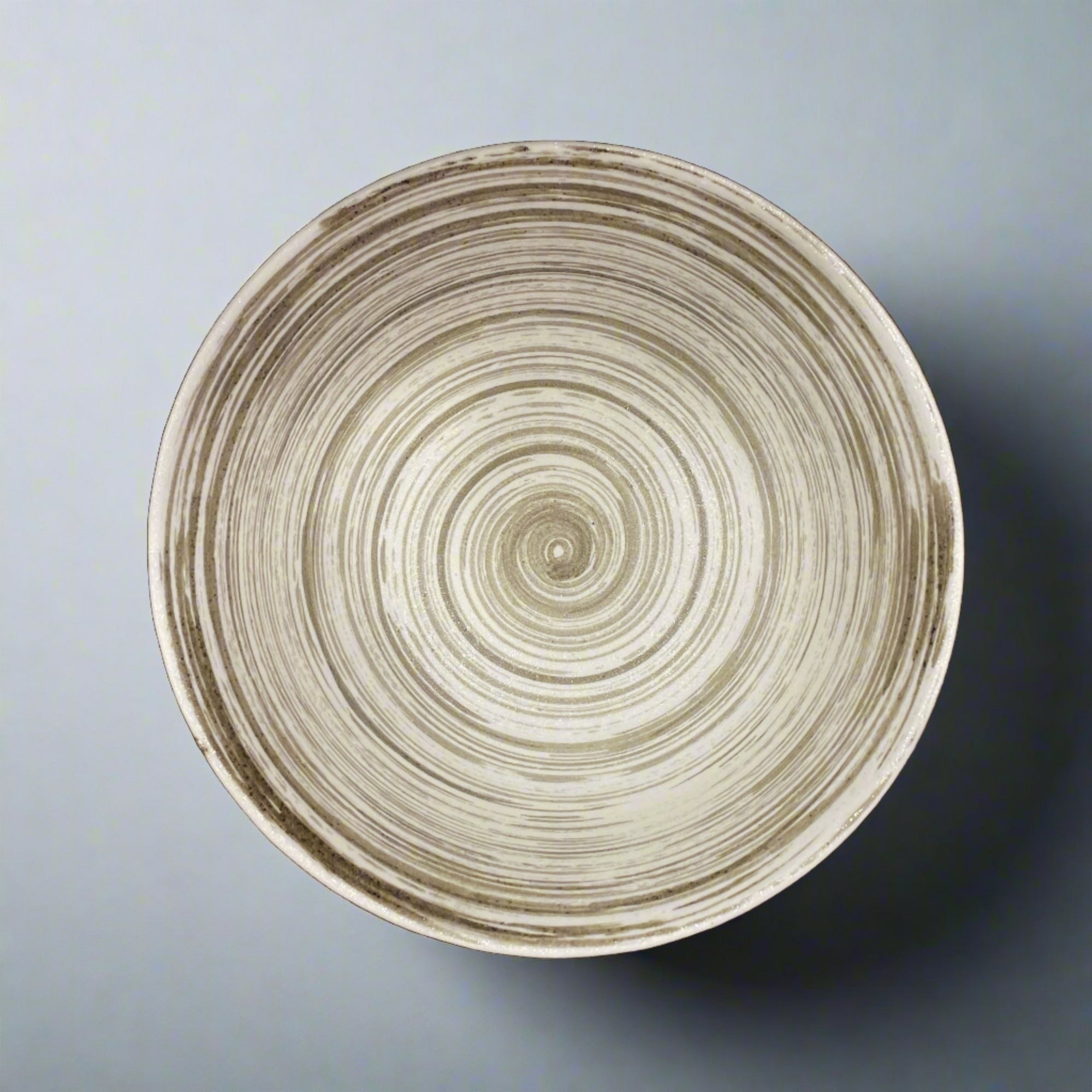 Kakunaka Rust Swirl Pattern Medium Bowl