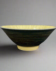 Kakunaka Green Fine Crosshatch Bowl 19cm