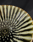 Kakunaka Oribe Ring Deep Bowl
