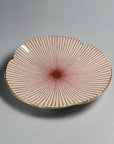 Fukui Craft Red Three-split Plate