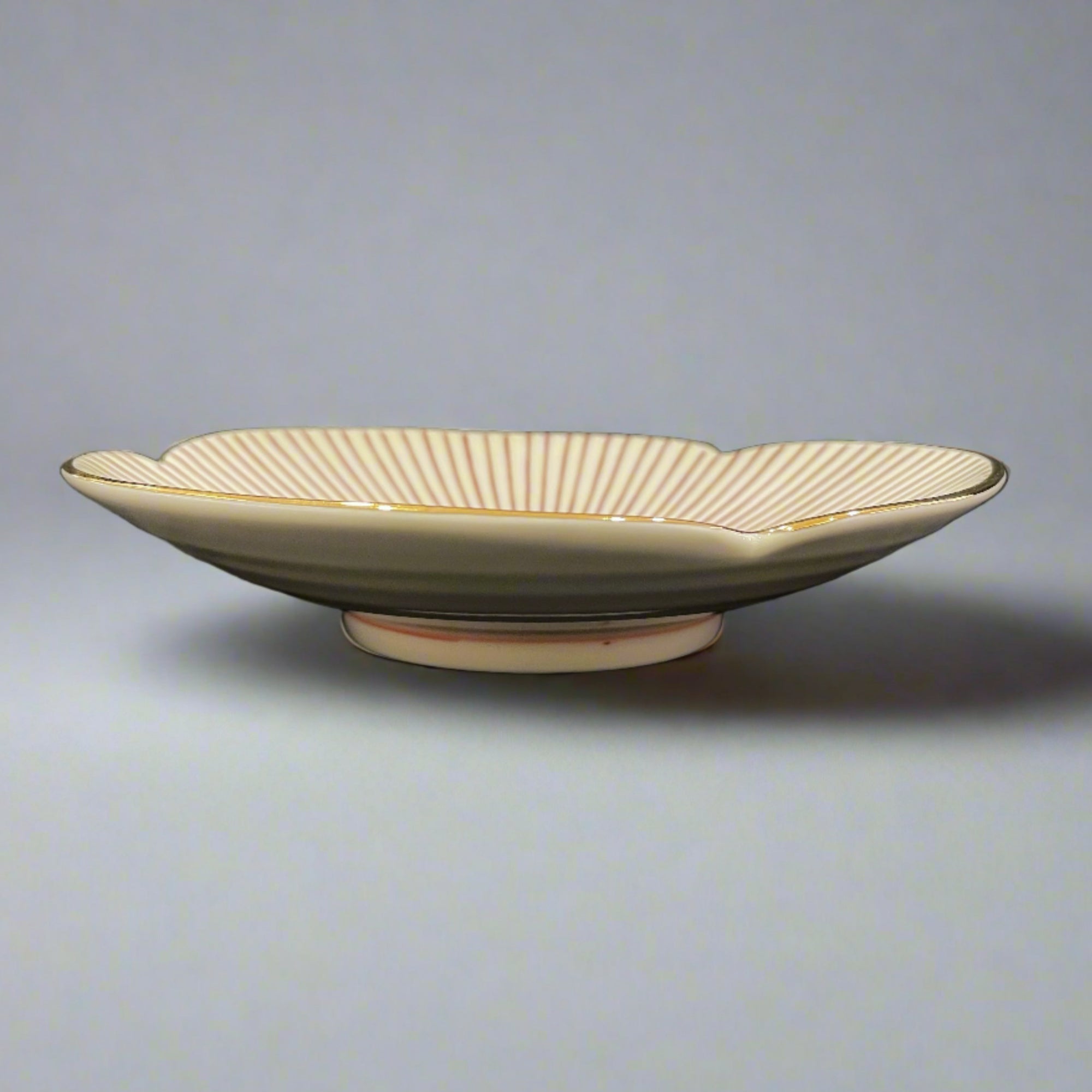 Fukui Craft Red Three-split Plate