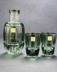 Kagami Edo Kiriko Sake Glass Set - Bamboo Stem 竹の膳