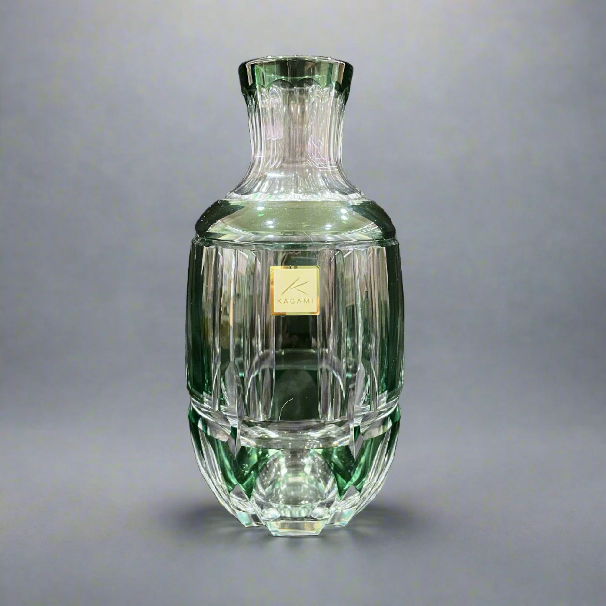 Kagami Edo Kiriko Sake Glass Set - Bamboo Stem 竹の膳