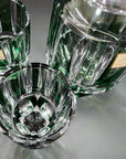 Kagami Edo Kiriko Sake Glass Set - Bamboo Stem 竹の膳