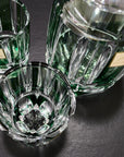 Kagami Edo Kiriko Sake Glass Set - Bamboo Stem 竹の膳