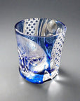 Edo Kiriko Crystal Whisky Glass by Junichi Nabetani - Wings 翼