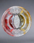 Edo Kiriko Whisky Glass by Junichi Nabetani - Morpho Butterfly 艶舞 (Pink & Yellow)