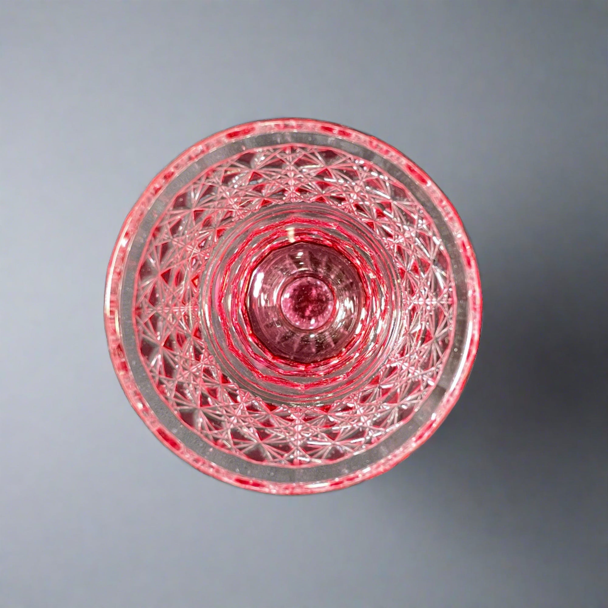 Edo Kiriko Crystal Sake Glass by Toshio Takizawa