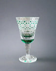 Edo Kiriko Crystal Sake Glass by Toshio Takizawa