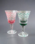 Edo Kiriko Crystal Sake Glass by Toshio Takizawa