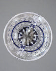 Kagami Rock Glass Pair Set - Chrysanthemum Basket Weave & Fish Scales 菊籠目に魚子紋