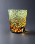 Yamada Glass Edo Kiriko Crystal Mini Whisky Glass - Sazanami 漣 (Two Colours)