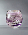 Rinzen Edo Kiriko Whisky Glass - Purple