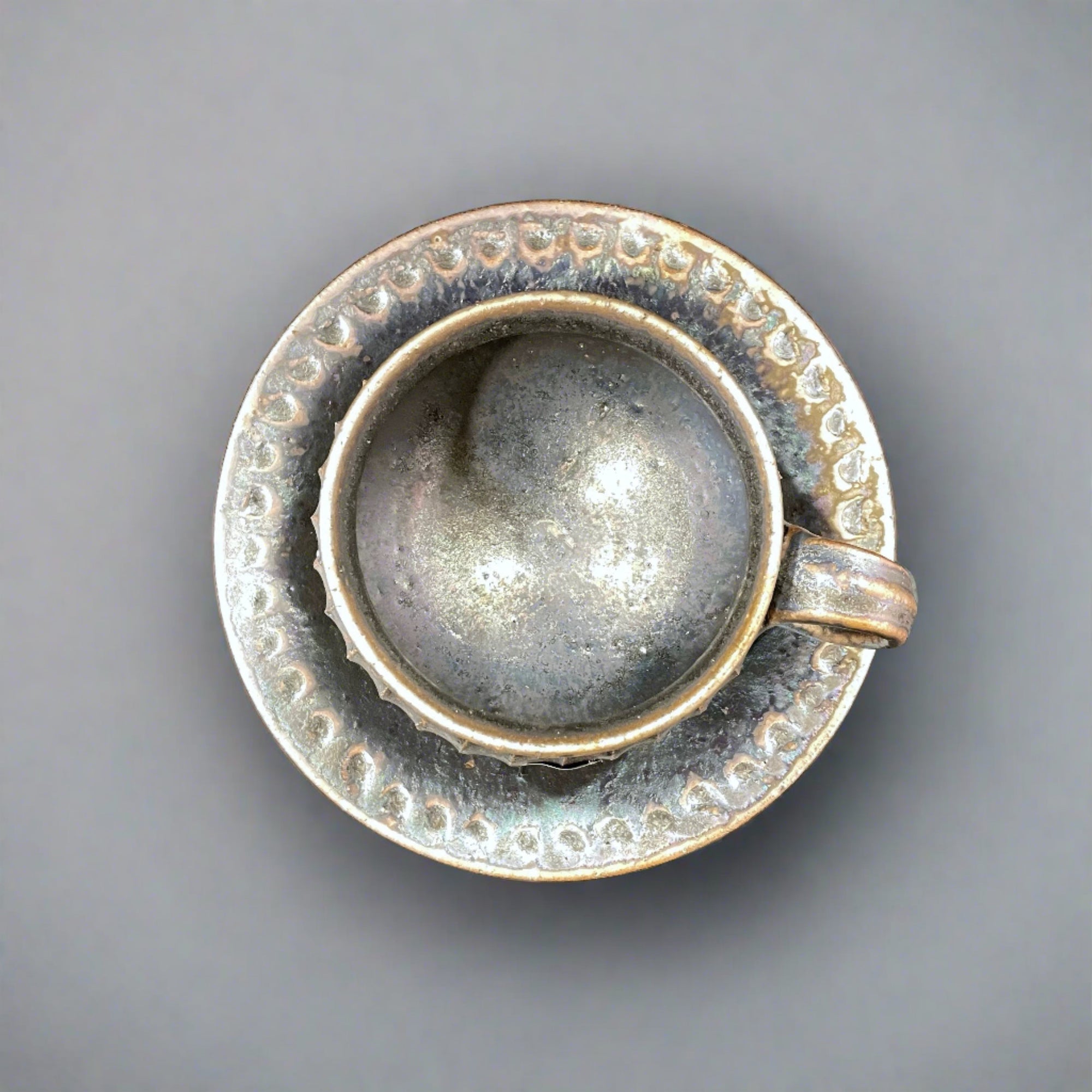 Shigaraki-ware Retro Mug & Dish