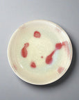 Shigaraki-ware Red Dots Cup & Saucer Set