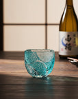 Yamada Glass Edo Kiriko Crystal Sake Glass - Hado 波動