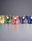 Kagami Sake Glass Set 5pcs - Paper Crane
