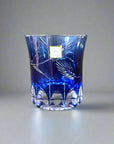Kagami Edo Kiriko Rock Glass Pair Set by Tatsuya Nemoto - Mugi