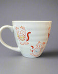Kutani-ware Lucky Cat Mug by Yu
