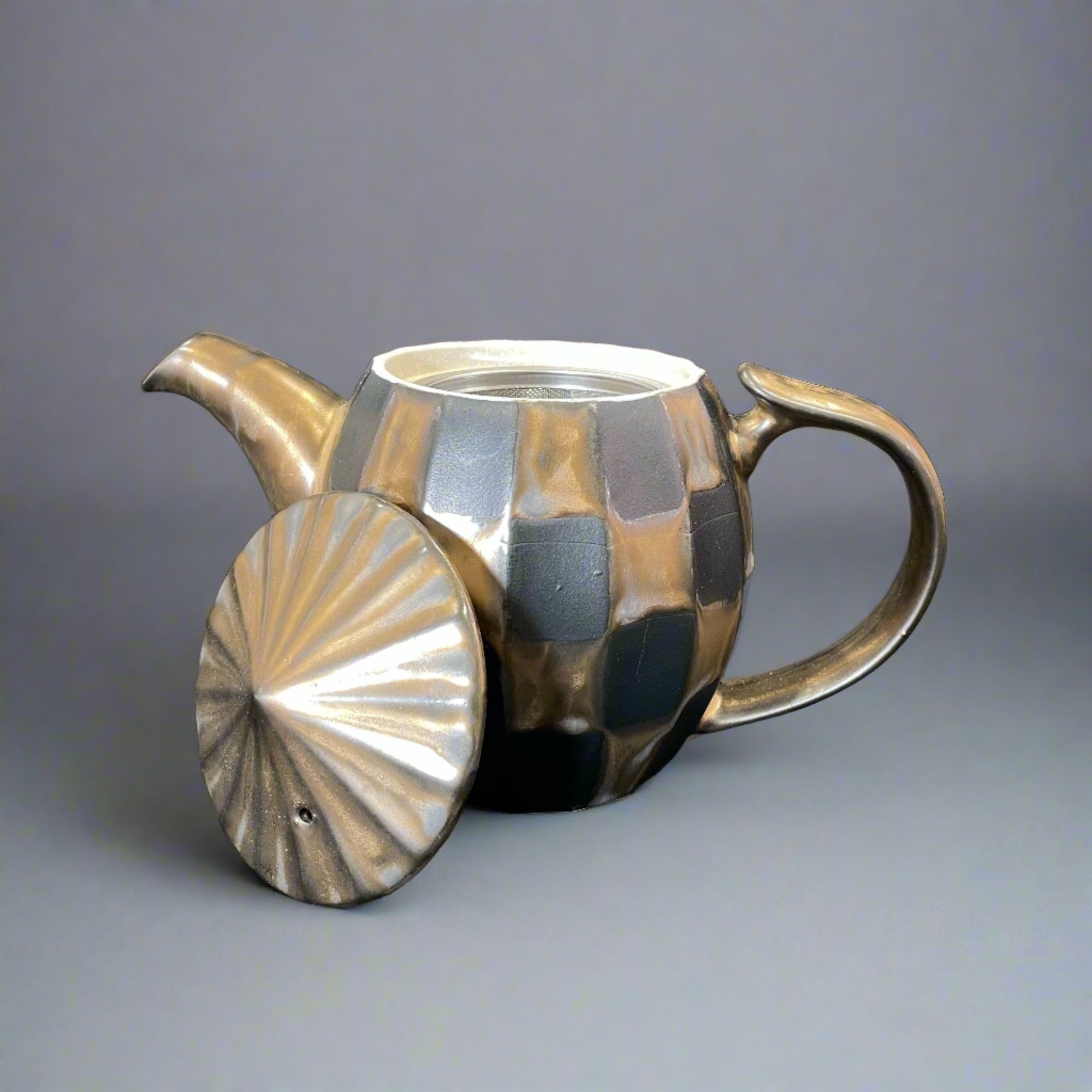 Fukui Craft Checkered Teapot