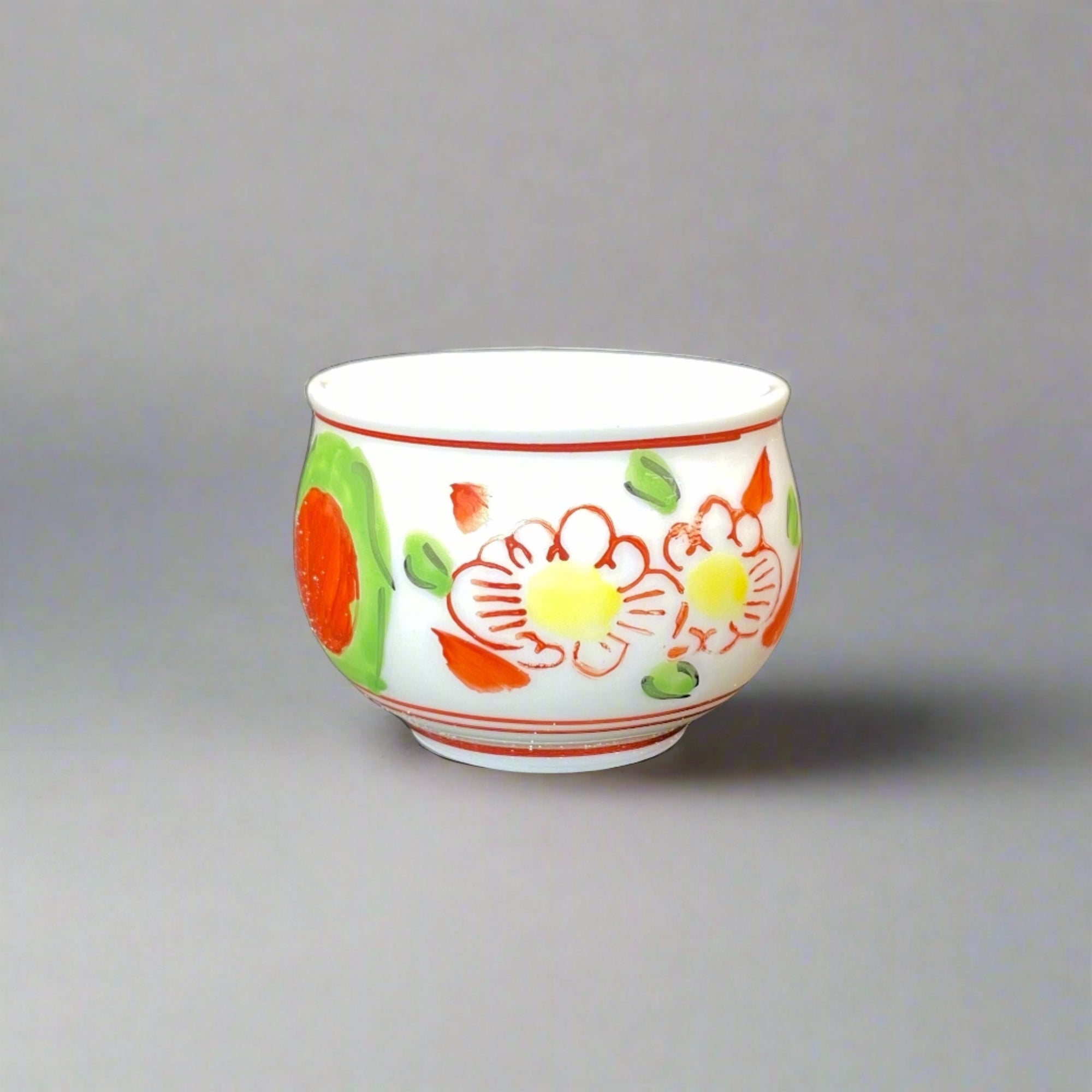 Fukui Craft Red Circle Crest Sake Cup