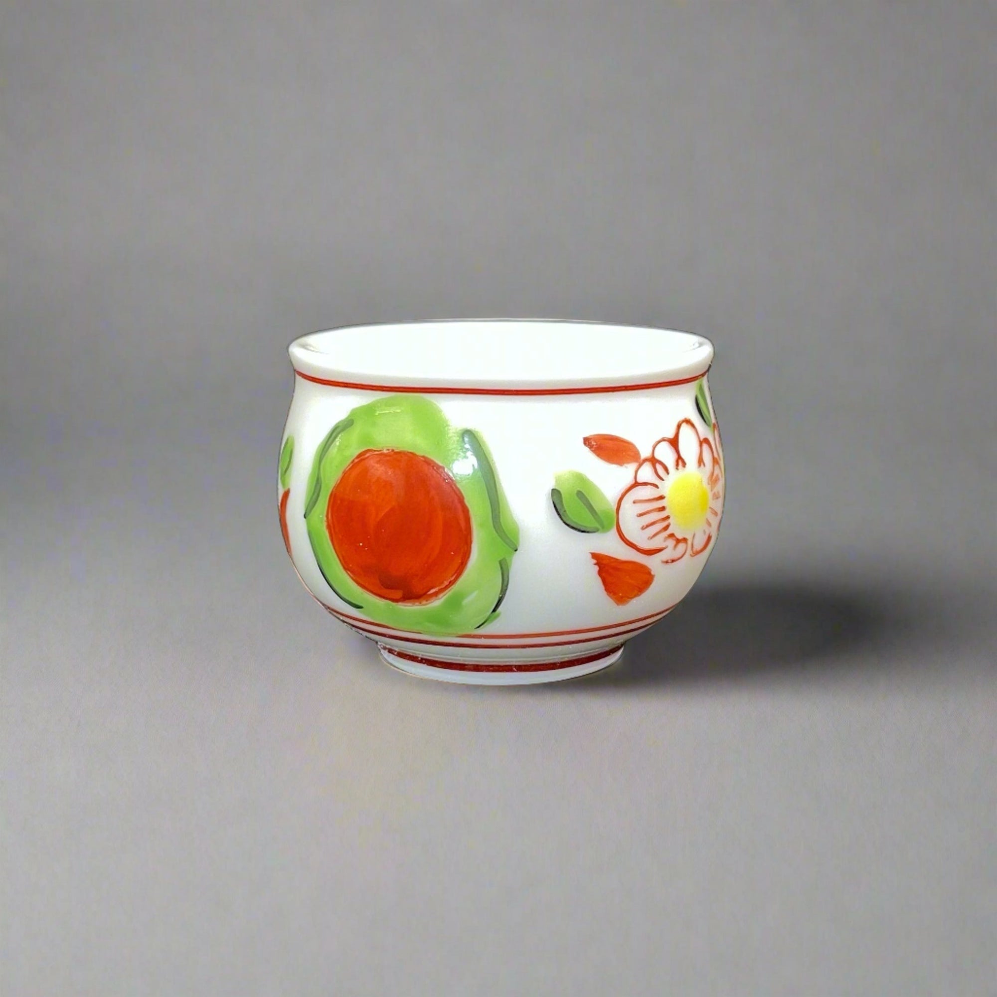 Fukui Craft Red Circle Crest Sake Cup