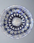 Toa Glass Edo Kiriko Whisky Glass by Satoshi Nabetani - Sunflower 向日葵 (Blue)