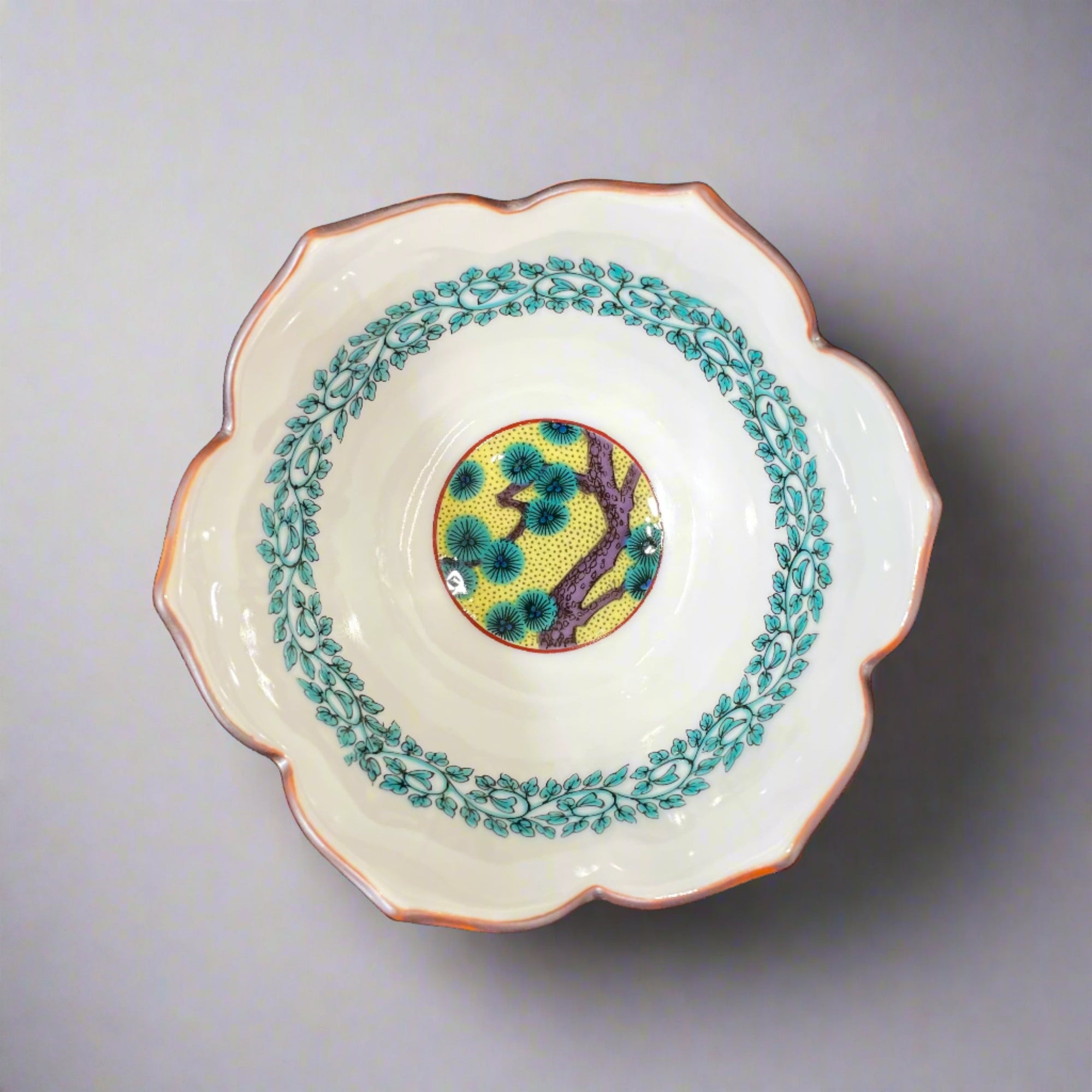 Kutani-ware Yoshidaya Style Small Bowl Set 5pcs