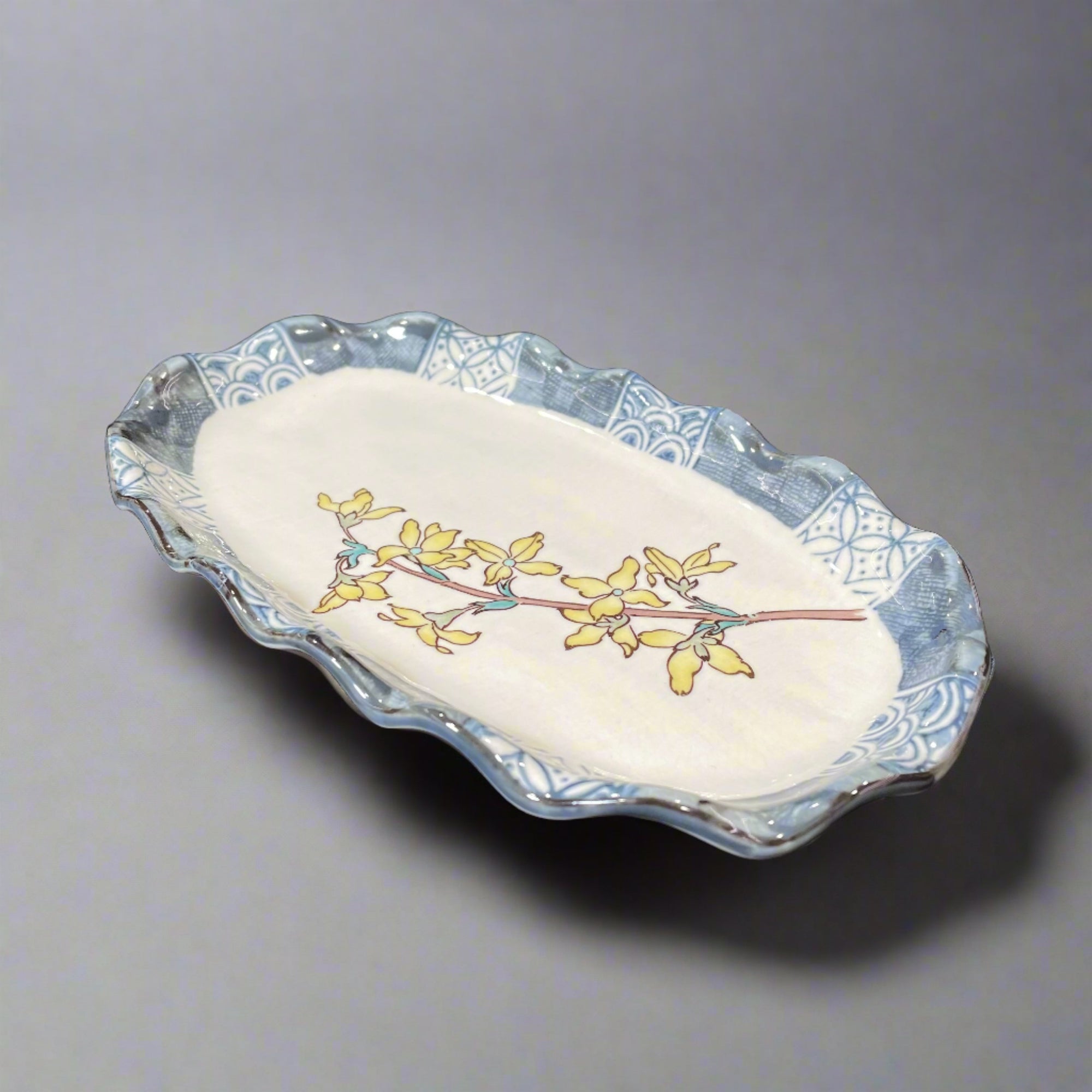 Kutani-ware Fruits Variety Design Plate Set 5pcs