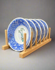 Kutani-ware Vegetable Paint Deep Plate Set 5pcs