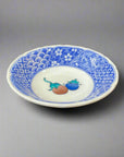 Kutani-ware Vegetable Paint Deep Plate Set 5pcs