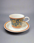 Kutani-ware Tetsusen Arabesque Coffee Cup Set