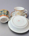 Kutani-ware Tetsusen Arabesque Coffee Cup Set
