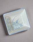 Mino-ware Bright Flower Square Plate