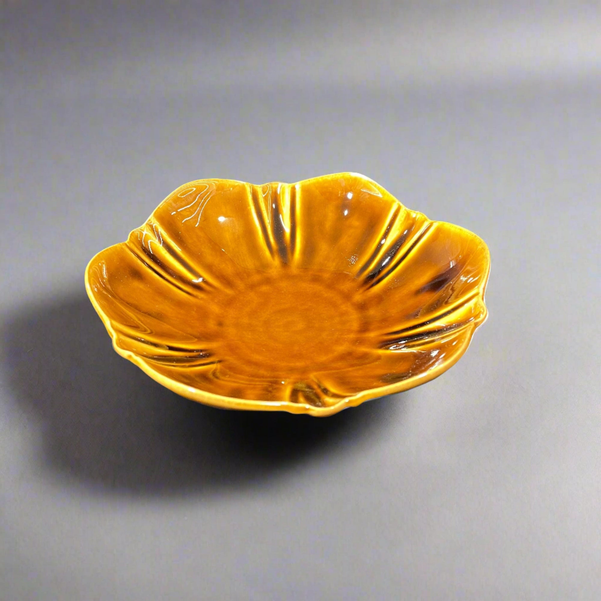 Ichiyama Amber Glaze Deep Plate